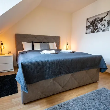 Apartment !!neu!! Deluxe I Balkon I Küche I Parken I Wlan I Netflix